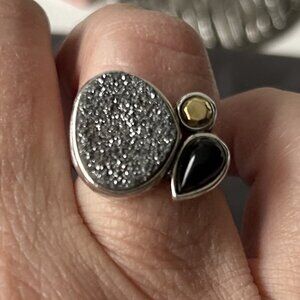 Silpada Crystal Cave Ring size 7